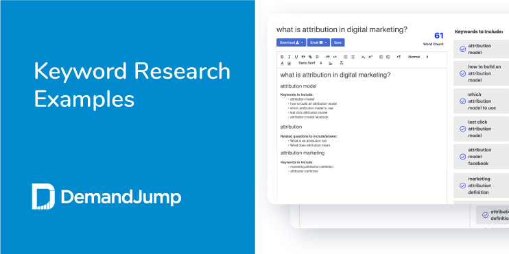 sample keywords in research paper